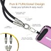 HyperGear® TECHcessories 2-in-1 Universal Crossbody Phone Strap with USB-C® Charging Cable, Black - 4 of 4