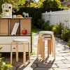 Set of 4 Stackable Stools, Stackable Bentwood Stools, Round Backless Chairs for Dining Room, Kitchen, Classroom - 2 of 4