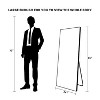 65"X24"Full Length Mirror,Large Mirror For Wall,Standing Mirror Wall Mounted Mirror,Rectangle Mirror With Thin Aluminum Alloy Frame-The Pop Home - 4 of 4