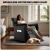 Recliner Chair, Electric Adjustable PU Leather Recliners with Remote Control, Modern Single Sofa with Thick Seat Cushion and Backrest for Home Office - 4 of 4