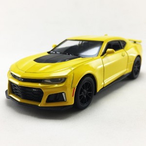 KiNSMART 2017 Chevrolet Chevy Camaro ZL 1 Yellow Color 1:38 DieCast Model Toy Car Collectible - 1 of 1
