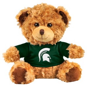 10" NCAA Michigan State Spartans Shirt Bear with Kit - 1 of 3