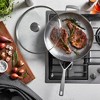 Demeyere Essential 5-ply 12.5-inch Stainless Steel Fry Pan with Lid - 2 of 4