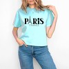 Simply Sage Market Paris France Eiffel Tower Boxy Crop Top - 2 of 4