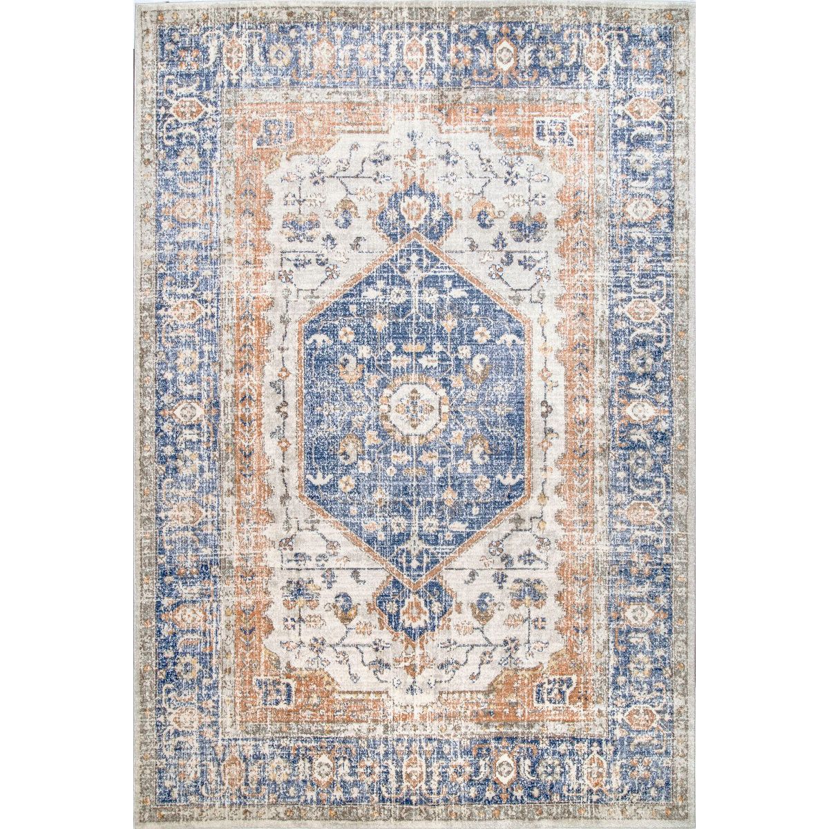 Nuloom Jacquie Vintage Floral Indoor Area Rug