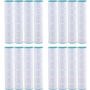 Hurricane 16 Pack HF7482-04 Advanced Pool Filter Cartridge Replacement for PJAN145, Unicel C-7482, Filbur FC-0820, Jandy Industries CL580, CV580 - 1 of 4