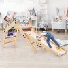 Safstar Wooden Climbing Toys for Toddlers Jungle Gym w/Reversible Ramp, Seesaw, Climber - 4 of 4