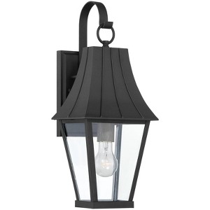Minka Lavery Modern Outdoor Wall Light Fixture Coal 19" Clear Glass Shade for Post Exterior Barn Deck House Porch Yard Patio - 1 of 4