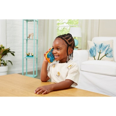 Blue and Orange Interactive Toy Phone with AAA Batteries