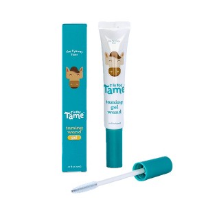 T is for Tame - Taming Gel Wand, Natural Flyaway Tamer for Kids & Adults, Smooths Baby Hairs, Frizz & Static – Alcohol-Free, Vegan, 0.5 fl oz - 1 of 4