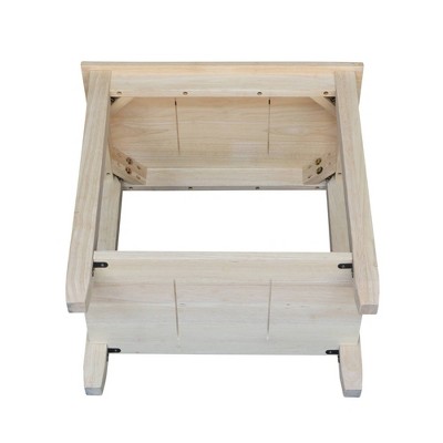 Classic Solid Wood Solano Accent Table in Natural Finish