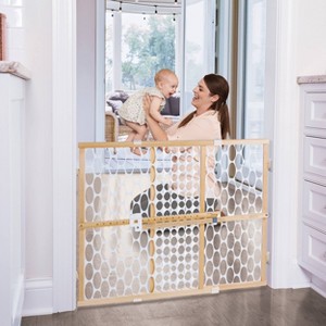 Toddleroo by North States Quick-Fit Oval Mesh Gate - 1 of 4