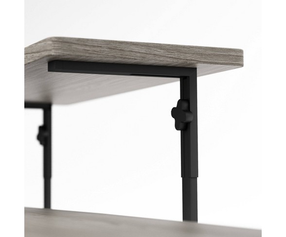Carnegie Computer Gaming Desk Black/Gray - Jamesdar