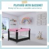 MYKKO Portable Playard with Bassinet in Pink, Packable and Easy Setup Baby Playard, Lightweight and Portable Playard - 2 of 4