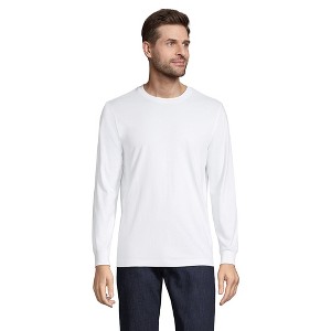Lands' End Men's Super-T Long Sleeve T-Shirt - 1 of 4