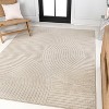 JONATHAN Y Hallie High-Low Minimalist Curve Geometric Indoor/Outdoor Area Rug - 3 of 4