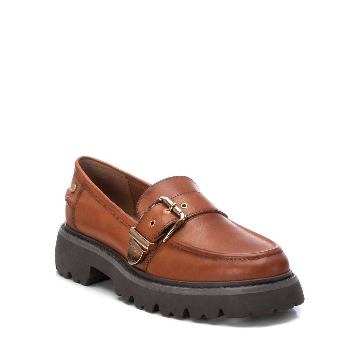 Женские туфли Carmela Leather Collection Women's Penny Loafers CAMEL 8 — фото 3