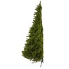 Nearly Natural 7-ft Cambridge Spruce Flat Back Artificial Christmas Tree with 500 Warm White (Multifunction) LED Lights and 960 Bendable Branches - 4 of 4