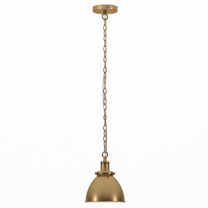 Hudson and Canal Wide Pendant with Metal Shade - 1 of 4