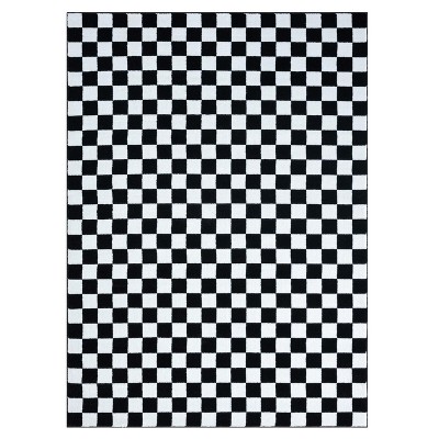 Luxe Weavers Geometric Checkered Area Rug