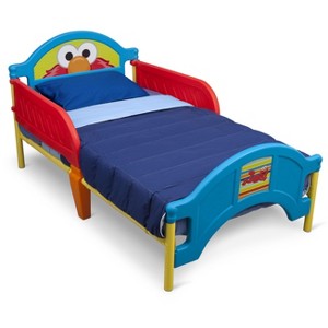 Delta Children Sesame Street Plastic Toddler Bed - 1 of 4