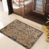 Distressed Medallion Border Indoor Area Rug or Runner by Blue Nile Mills - 2 of 4