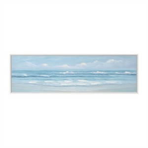 Framed Ocean Landscape Wall Art 31.5"L - 1 of 2