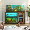 Aheaplus 55-75 Gallon Rectangle Aquarium Stand with Power Outlets & LED Light,Fish tank stand - 2 of 4