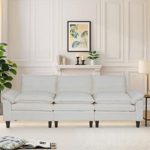 MyDepot Modern Sectional Sofa Corduroy Cloud Couch - 1 of 4