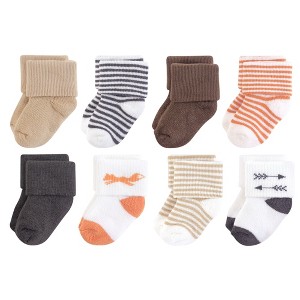 Touched by Nature Baby Boys Organic Cotton Socks, Fox - 1 of 1