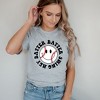 Simply Sage Market Women's Hey Batter Batter Smiley Face Short Sleeve Graphic Tee - 2 of 4