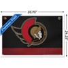Trends International NHL Ottawa Senators - Logo 20 Framed Wall Poster Prints - 3 of 4