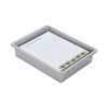 ECR4Kids Letter Size Flat Storage Tray with Lid, Plastic Storage Bins, 10-Pack - 3 of 4