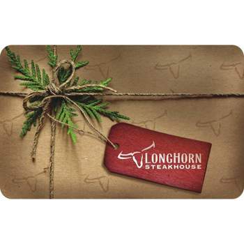 Longhorn Steakhouse Present $25 Gift Card (Email Delivery)