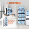 VEVOR 5 Tiers Water Jug Holder, 5 Gallon Water Bottle Holder, Double Row Water Bottle Rack for 10 Bottles, Heavy Duty Water Jug Rack - 4 of 4
