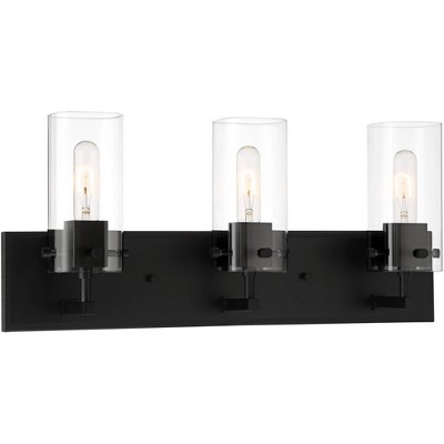 Possini Euro Design Possini Euro Metis 24 1/4" Wide Black 3-Light Bath Light