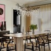 CityFurn 16-Light Modern Tree Branches Crystal Linear Chandelier for Dining Room - 4 of 4
