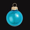 Northlight Shiny Finish Glass Christmas Ball Ornament - 7" (180mm) - Teal Blue - 2 of 4