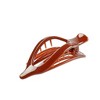 scünci Unbreakable Oval Open Center Flat Lay Hair Clip - Brown - All Hair - 4 of 4
