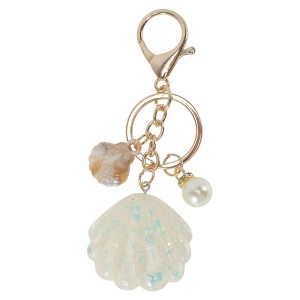 Unique Bargains Pearl Shell Handbag Charm 1 Pcs - 1 of 4