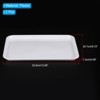 Unique Bargains Plastic Rectangle Reusable Fast Food Dining Areas Serving Trays - 2 of 4