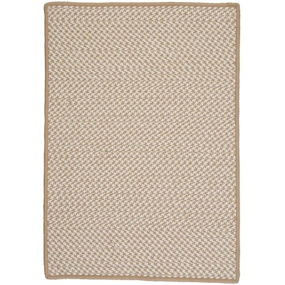 Colonial Mills Outdoor Houndstooth Tweed - Cuban Sand 2'x7'