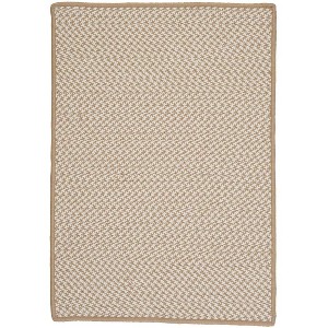 Colonial Mills Outdoor Houndstooth Tweed - Cuban Sand 2'x7' - 1 of 1