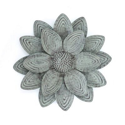 Brewster Shasta Green Floral Metal Wall Art: Oxidized Iron, Botanical ...