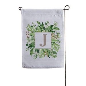 Personalization Mall Spring Greenery Personalized Letter Garden Flag - 1 of 1