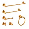 Wall-Mounted 6-Item Towel Rack Collection for Bathroom: Space-Efficient & Stylish Storage Solution - 2 of 4