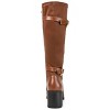 Journee Collection Womens Gaibree Stacked Heel Knee High Boots - 3 of 4