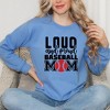 Simply Sage Market Women's Graphic Sweatshirt Loud and Proud Baseball Mom - 2 of 3