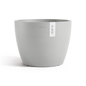 Ecopots Stockholm Durable Modern Round Indoor/Outdoor Recycled-Based Composite Flower Pot Planter - 1 of 4
