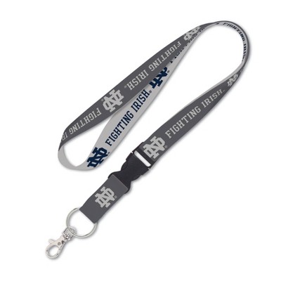 NCAA Notre Dame Fighting Irish Charcoal Lanyard